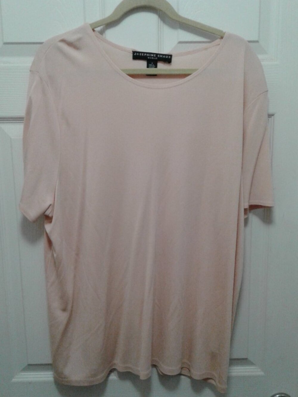 Josephine Chaus Woman Peach Blouse  Size 3